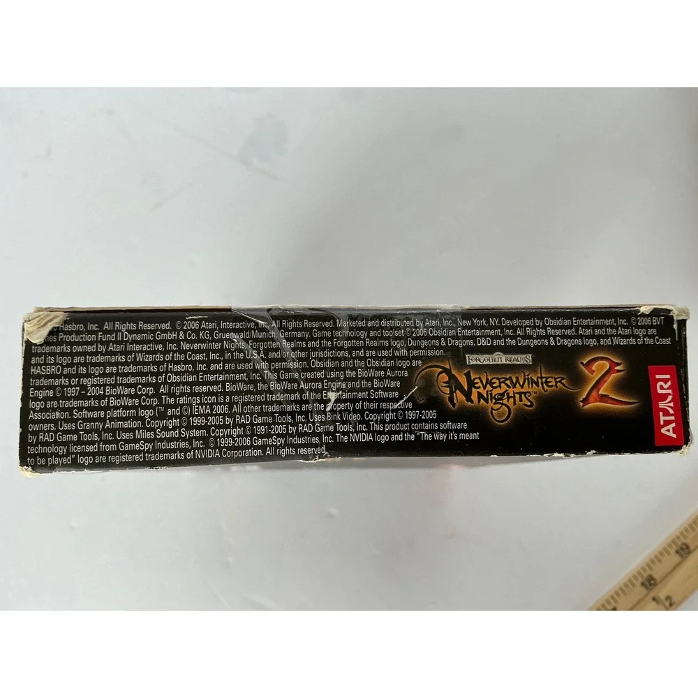 Atari Neverwinter Nights‎ 2 PC Game RPG Forgotten Realms D&D Multi-Disc Set